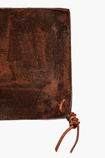 STAUD | Ceramic Square Coasters Burnt Sienna Glaze