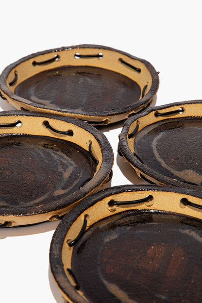 STAUD | Coaster Set Ceramic Leather
