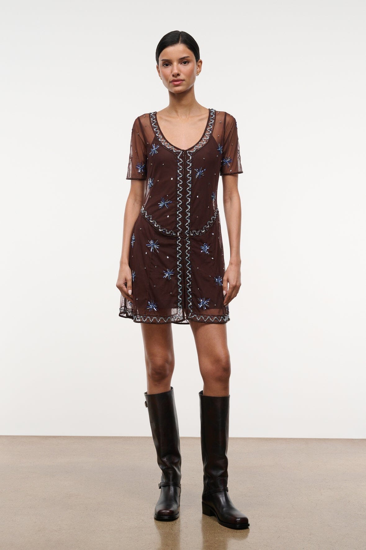 STAUD | Cayla Dress Fireside