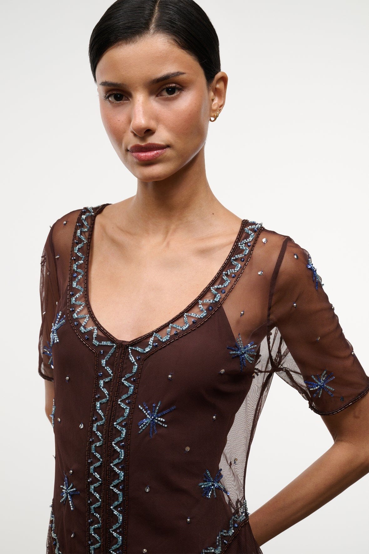 STAUD | Cayla Dress Fireside