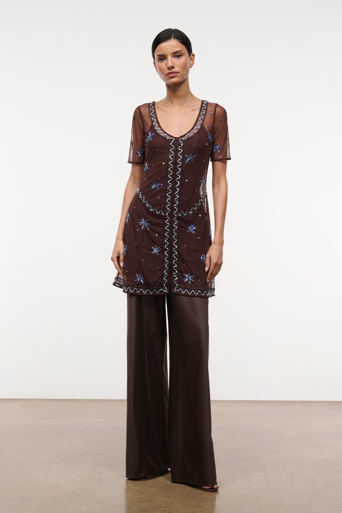 STAUD | Cayla Dress Fireside