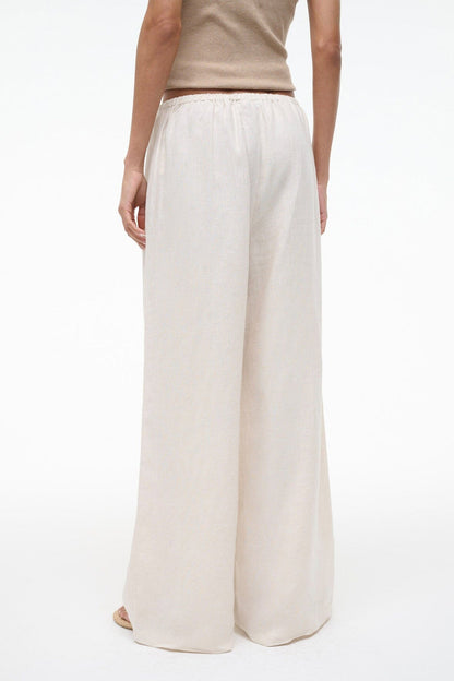 STAUD | Mateo Linen Pant Natural