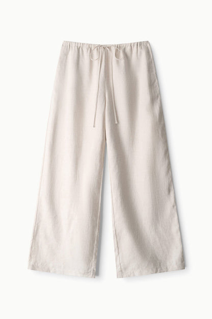 STAUD | Mateo Linen Pant Natural