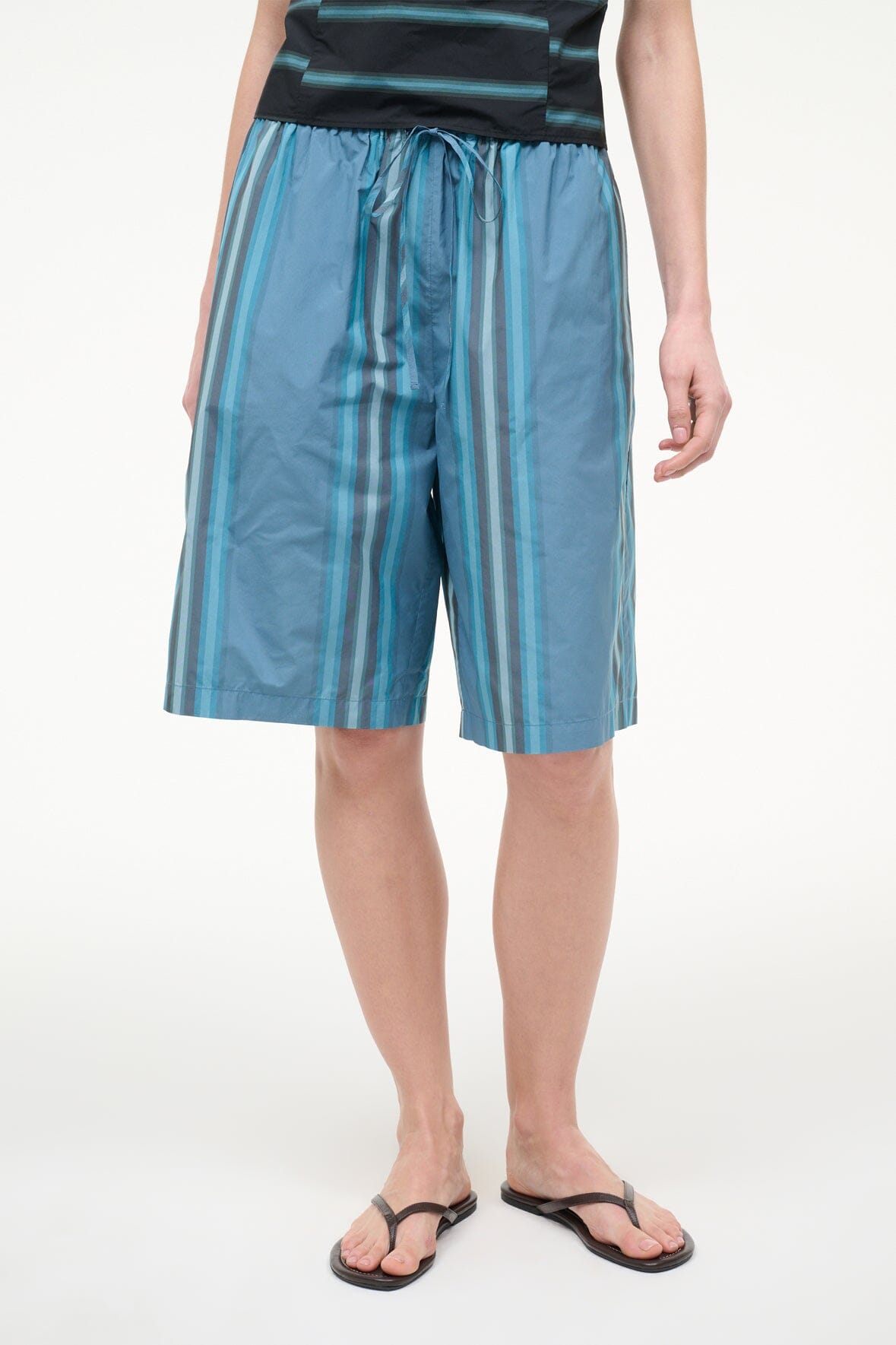 STAUD | Mateo Bermuda Short Marina Stripe