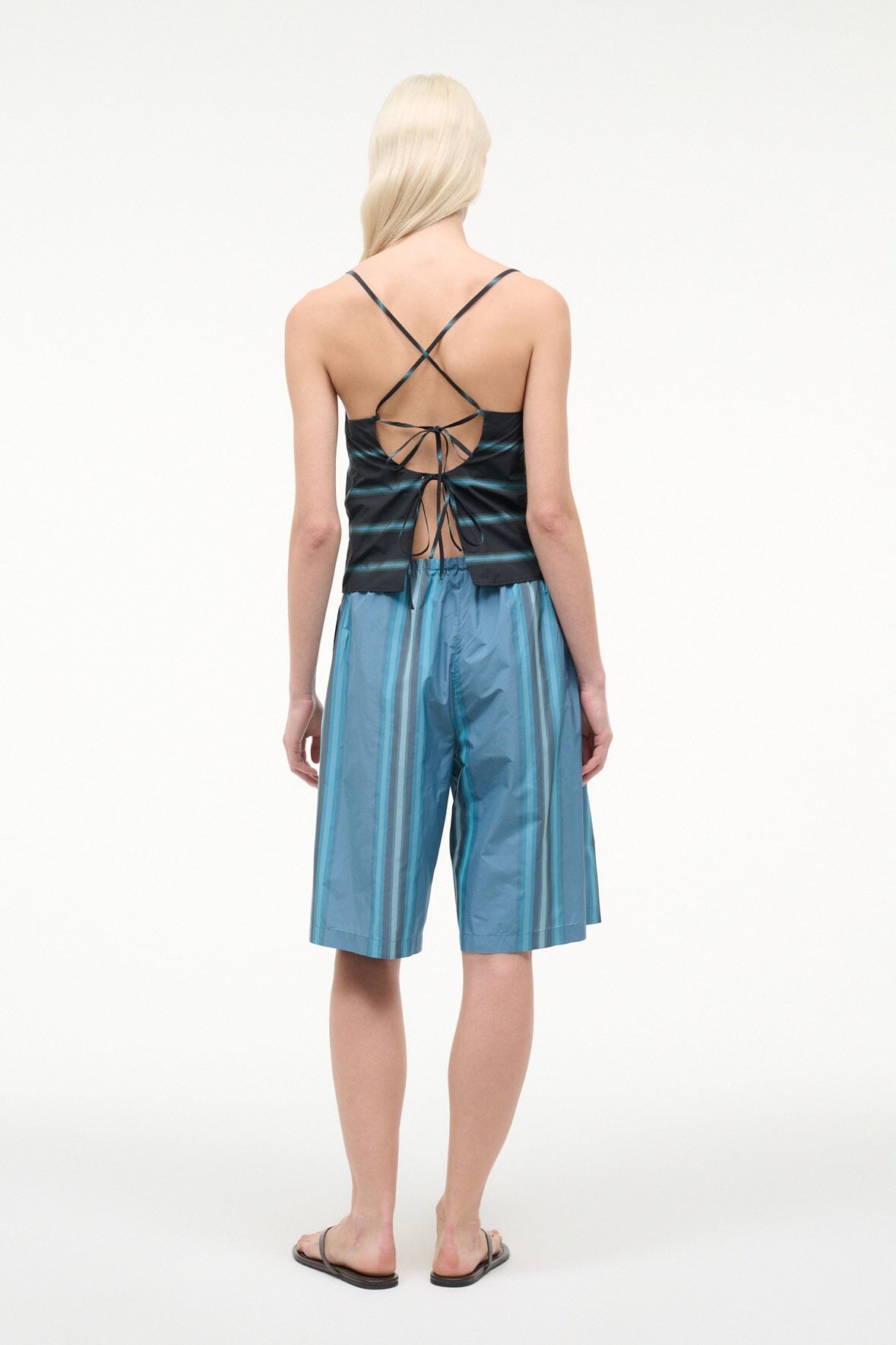STAUD | Mateo Bermuda Short Marina Stripe
