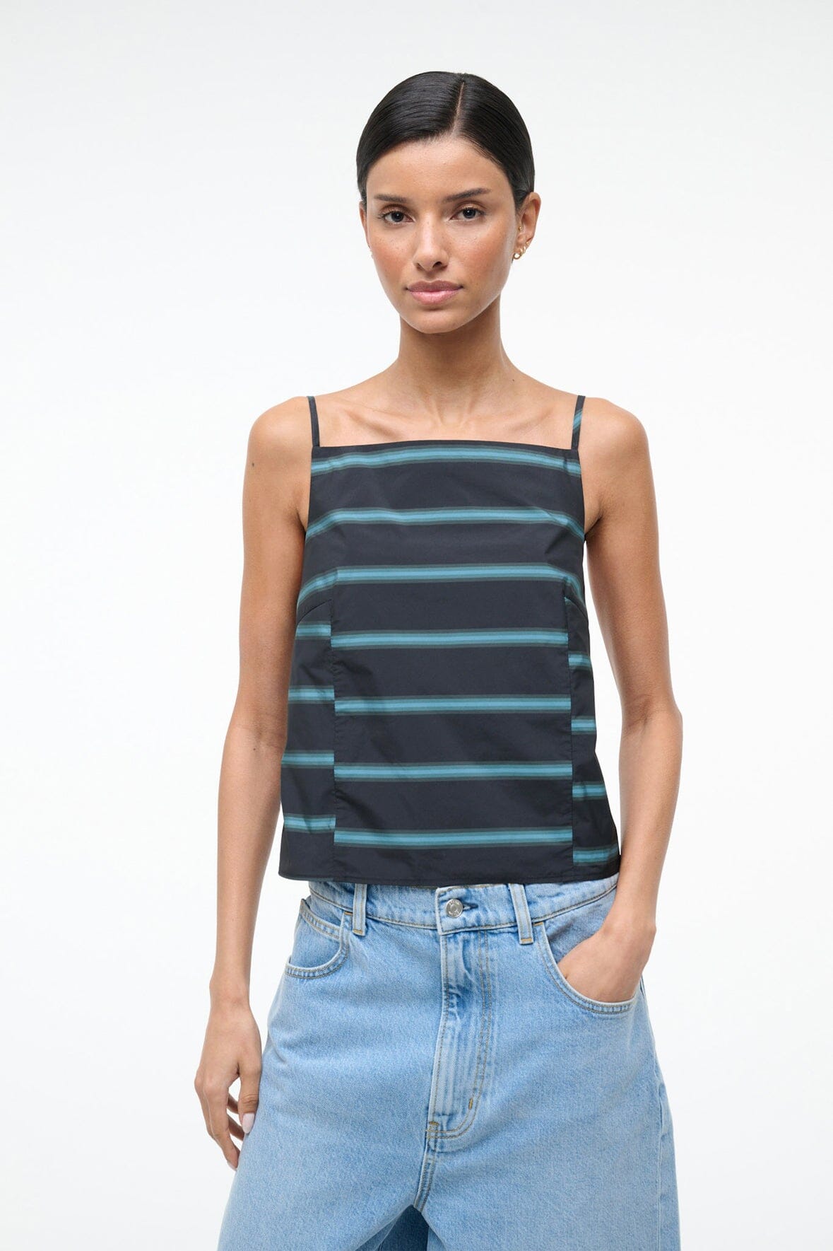 STAUD | Maisie Top Venice Stripe