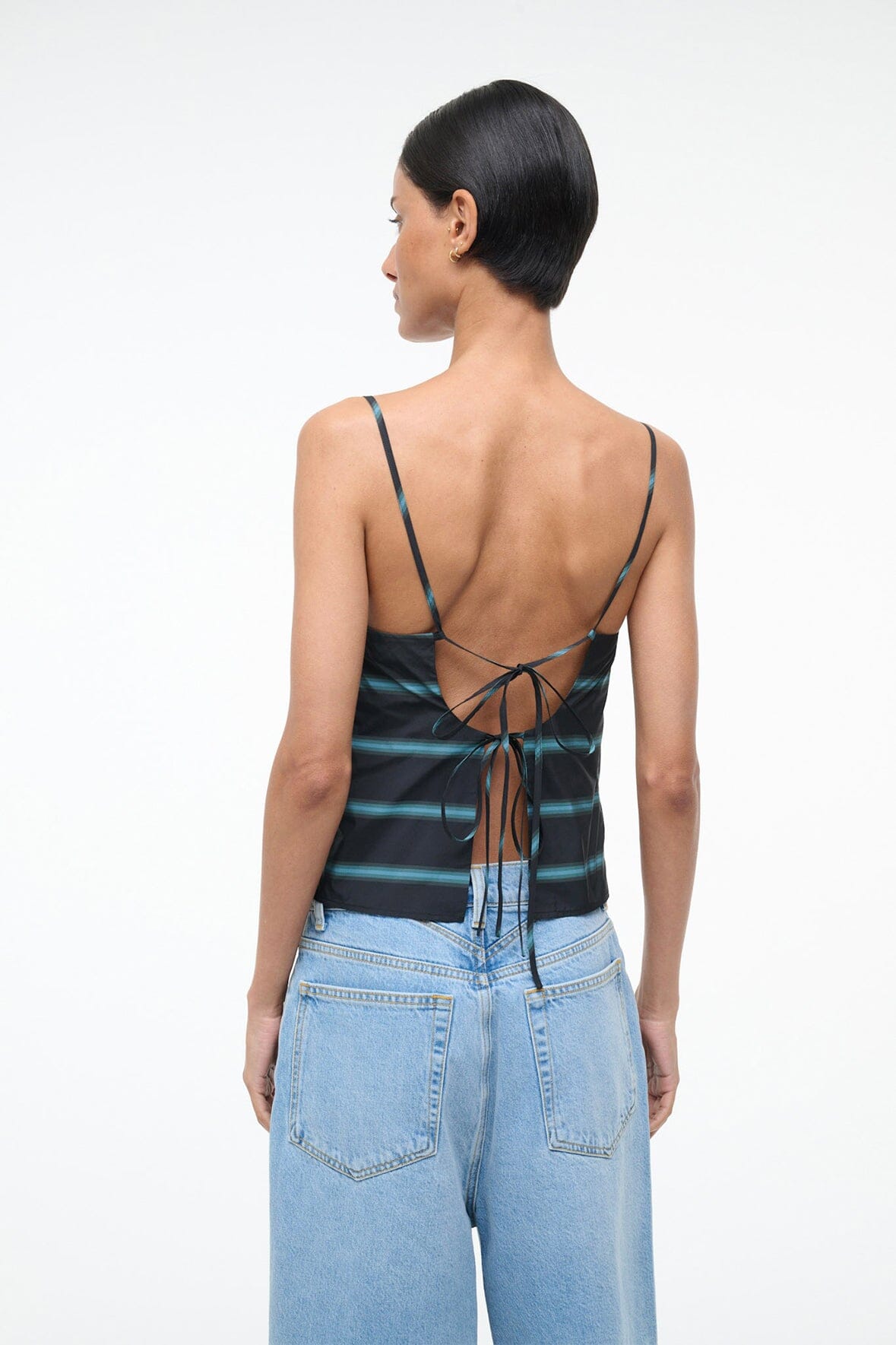 STAUD | Maisie Top Venice Stripe