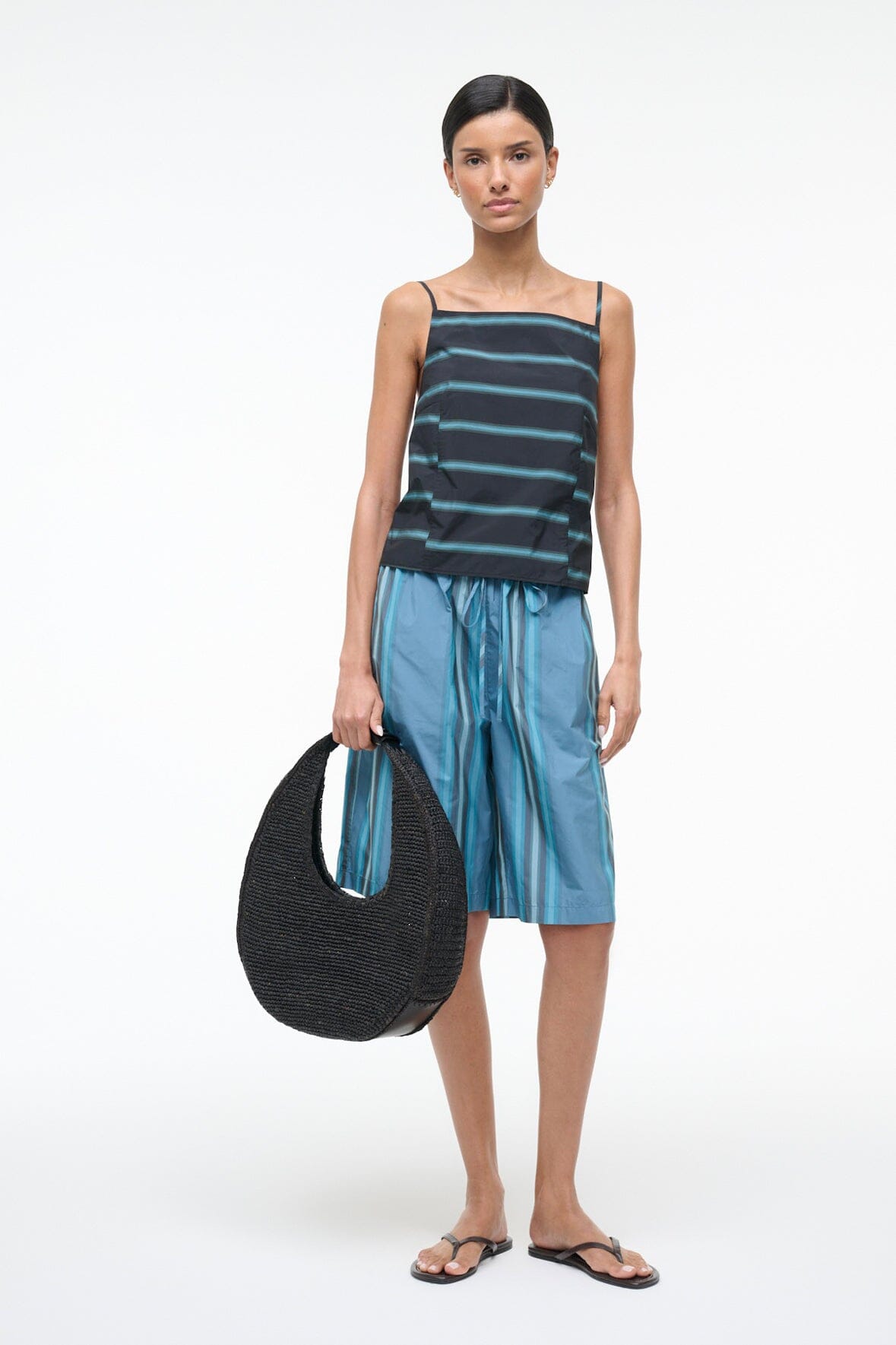 STAUD | Maisie Top Venice Stripe
