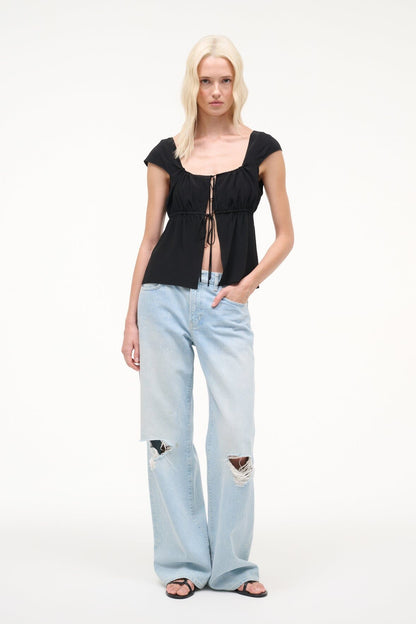 STAUD | Pomona Top Black