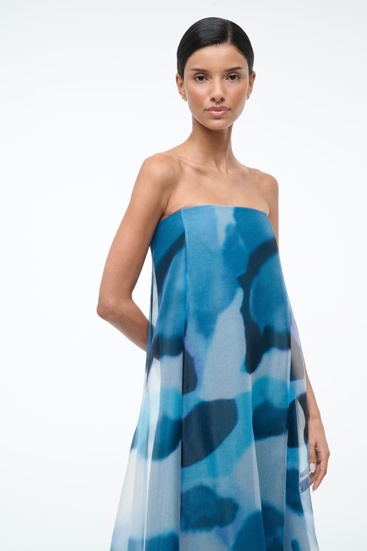 STAUD | Allyson Dress Blue Haze