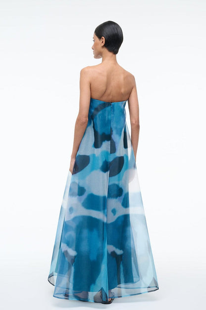 STAUD | Allyson Dress Blue Haze