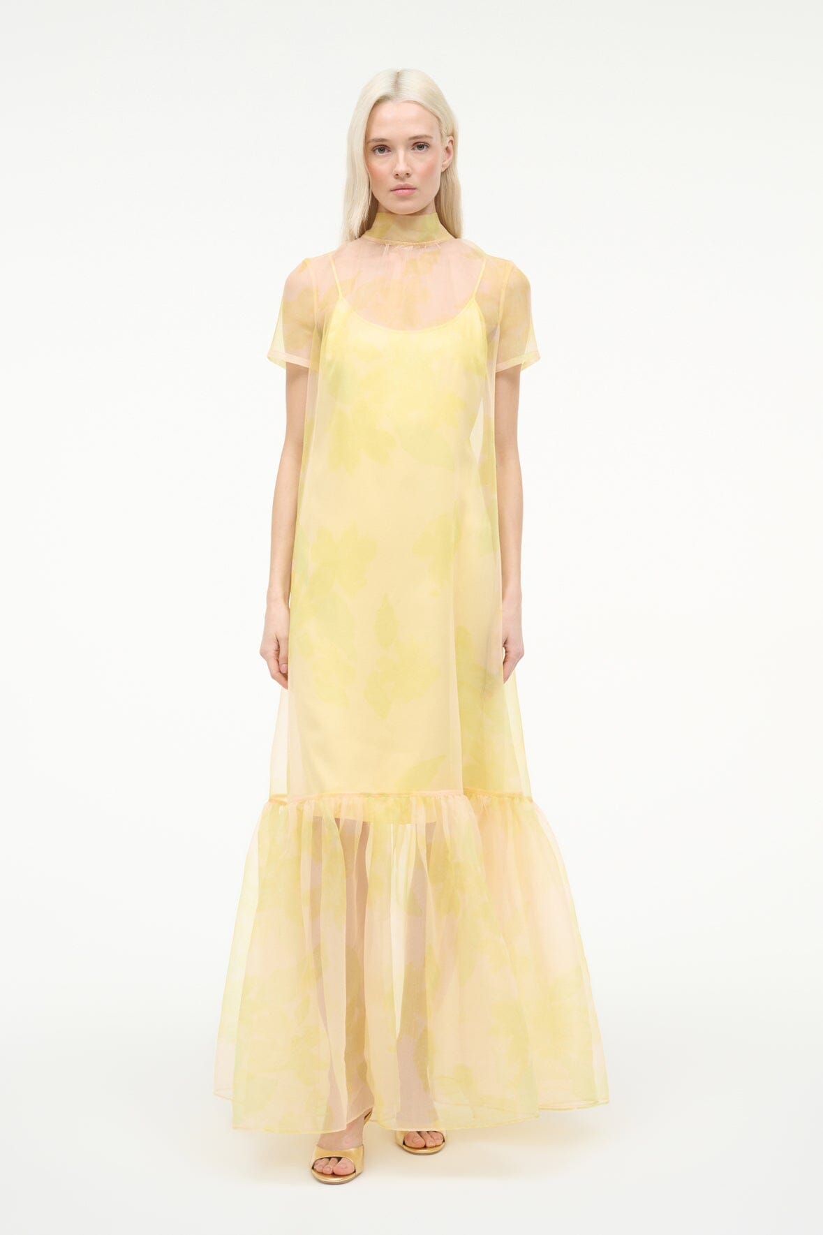 STAUD | Calluna Dress Lemon Grove