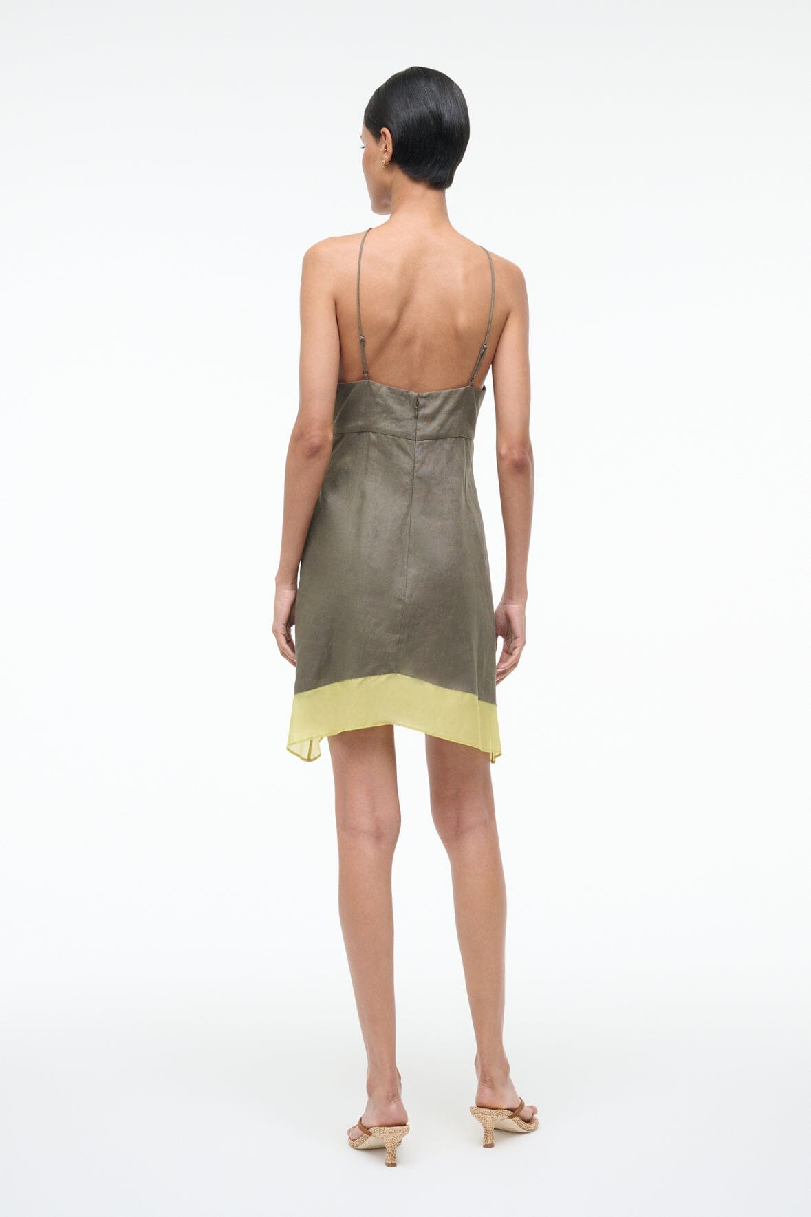 STAUD | Oro Linen Dress Palo Verde