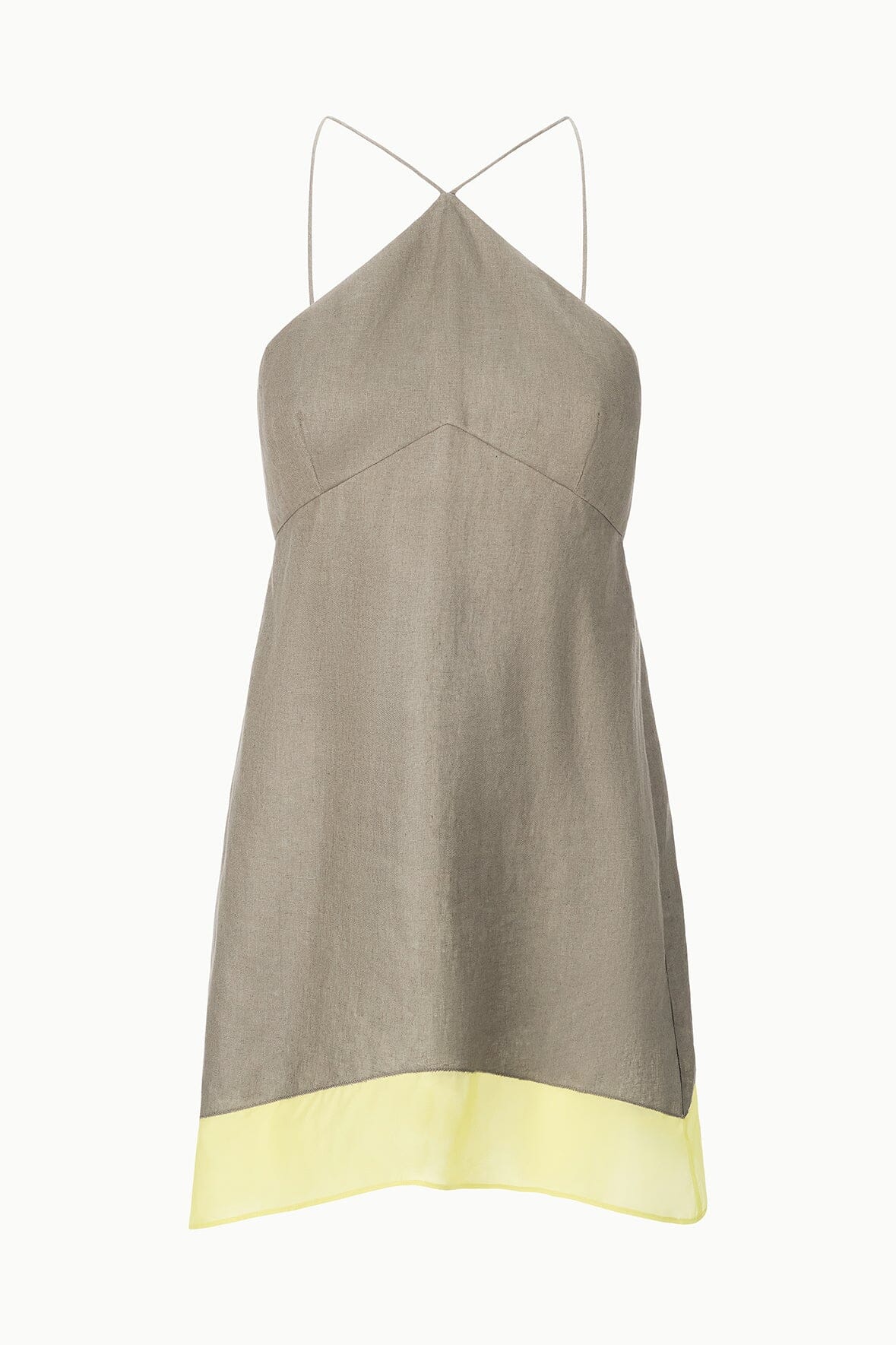 STAUD | Oro Linen Dress Palo Verde