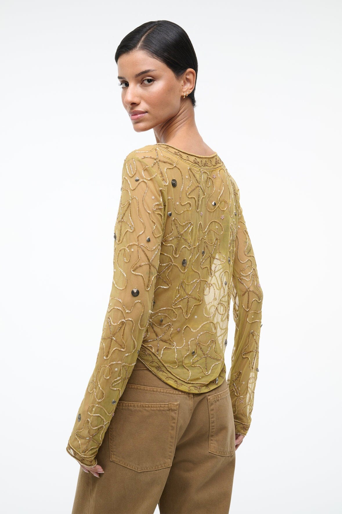 STAUD | Mila Top Sandbar