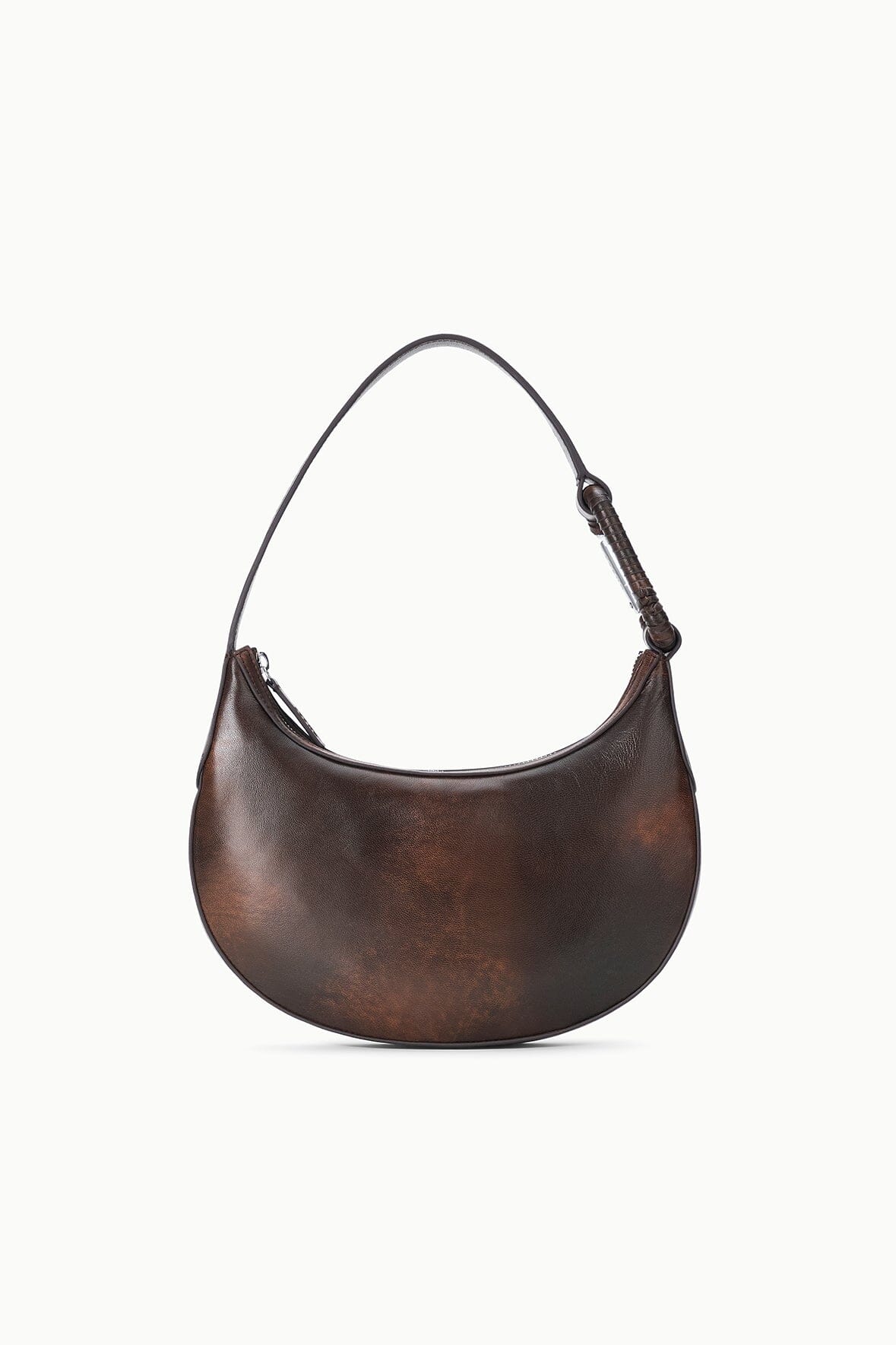 STAUD | Alden Shoulder Bag Espresso Distressed
