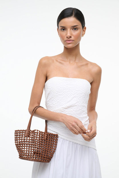 STAUD | Caro Bucket Bag Tan