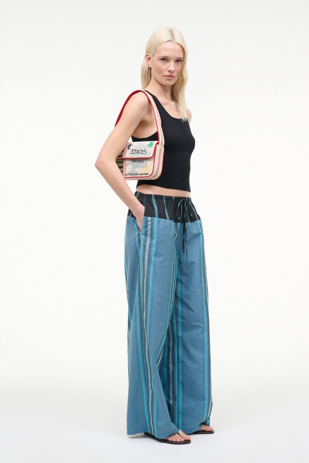 STAUD | Tommy Beaded Bag California Grown