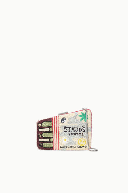 STAUD | Carmella Beaded Clutch California Grown