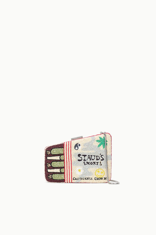 STAUD | Carmella Beaded Clutch California Grown