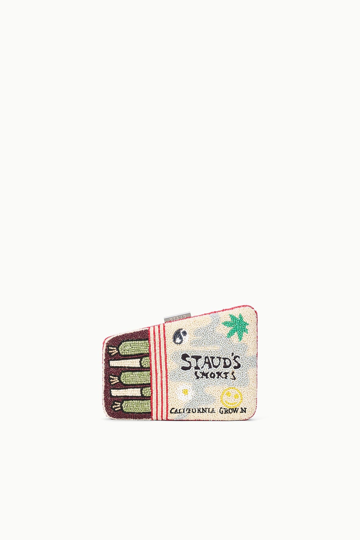 STAUD | Carmella Beaded Clutch California Grown