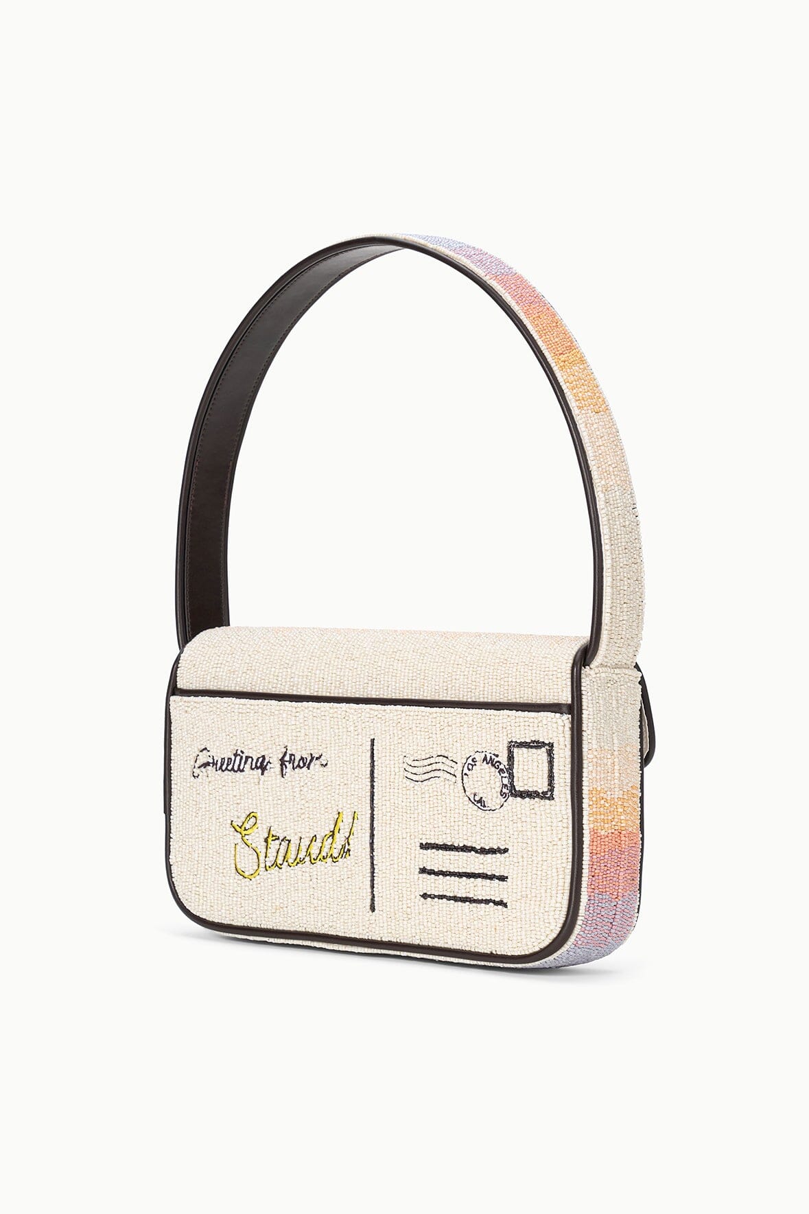 STAUD | Tommy Beaded Bag Santa Monica Sunset