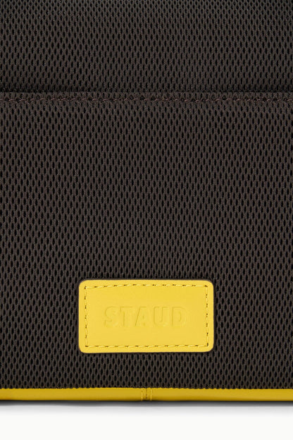 STAUD | Tony Shoulder Bag Espresso Lemon