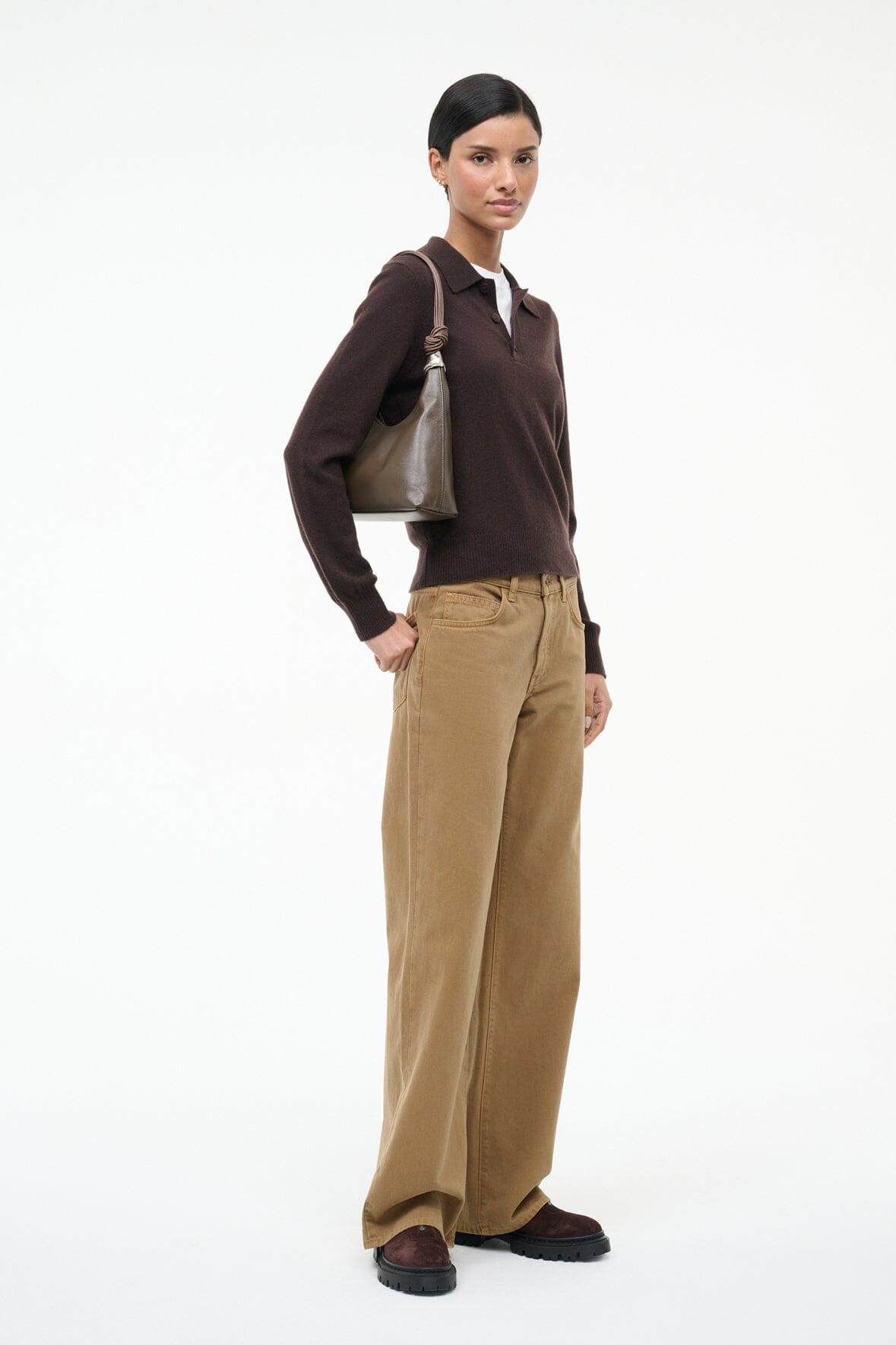 STAUD | Cuff Shoulder Bag Truffle