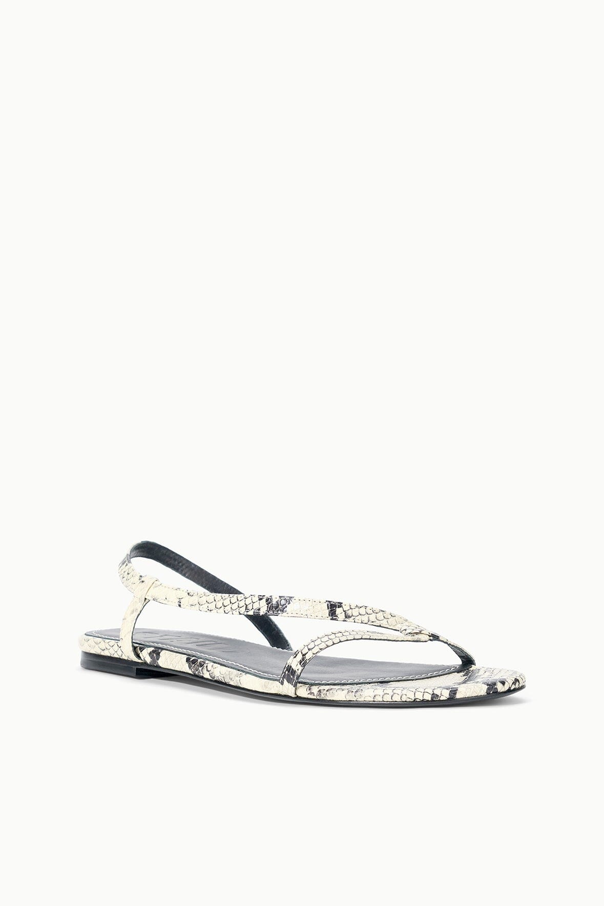 STAUD | Louden Sandal White Snake