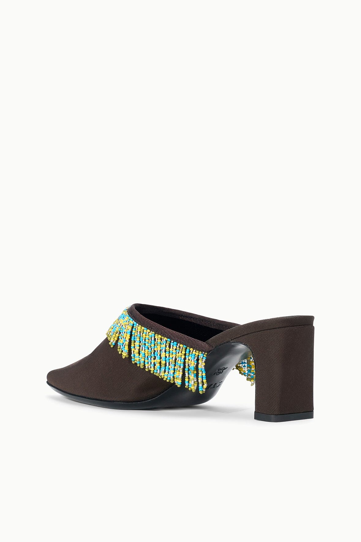 STAUD | Joanna Kitten Heel Mule Espresso