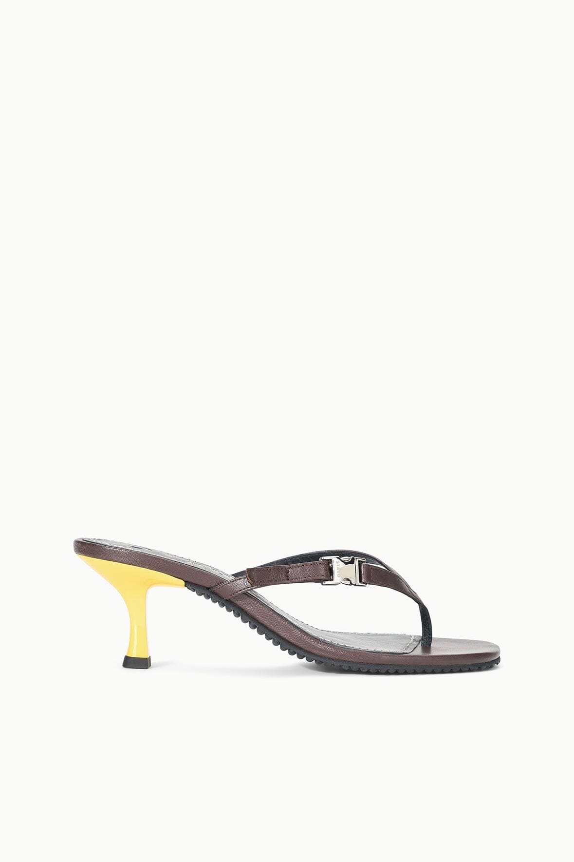 STAUD | Flynn Kitten Heel Espresso Lemon