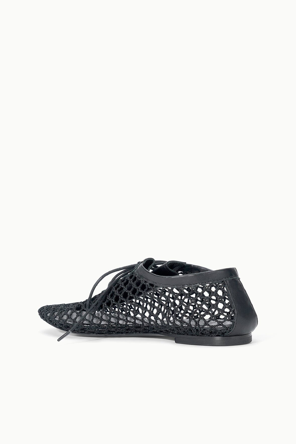 STAUD | Kit Lace Up Flat Black