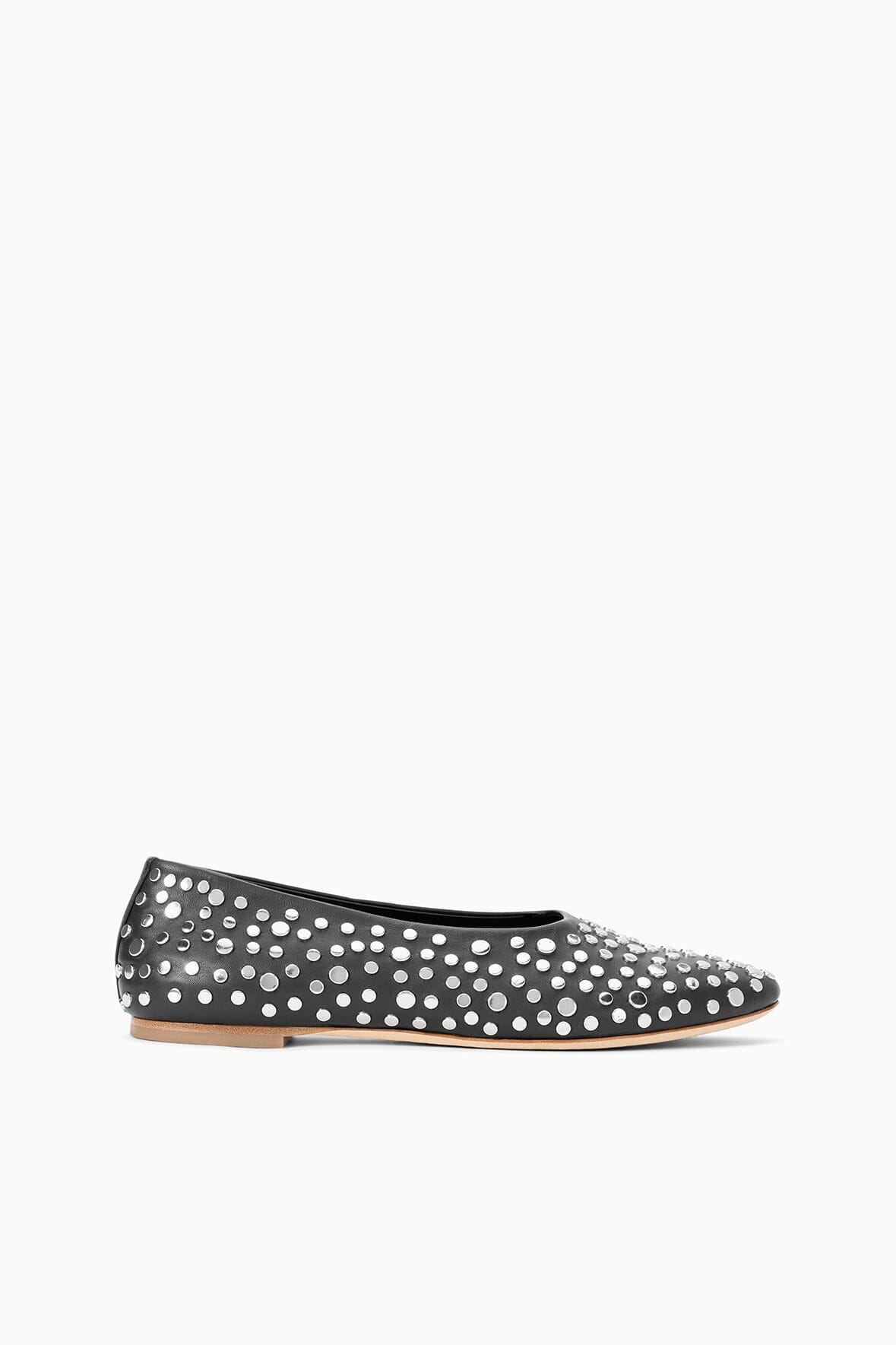 STAUD | Alba Ballet Flat Rivets