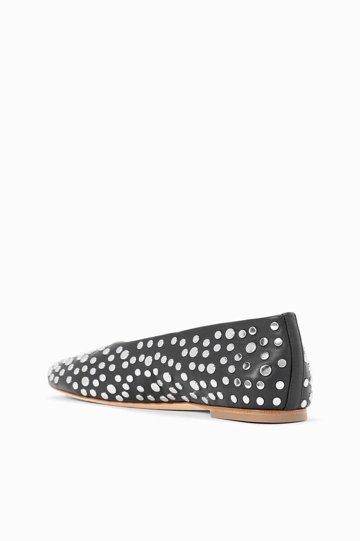 STAUD | Alba Ballet Flat Rivets
