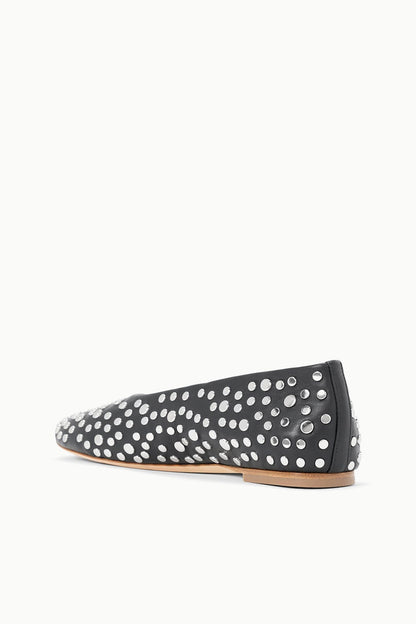 STAUD | Alba Ballet Flat Rivets