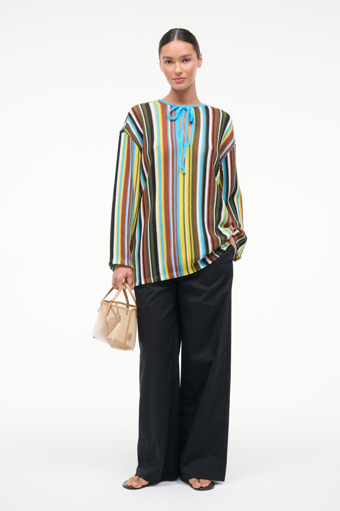 STAUD | Catalina Dress Skate Stripe