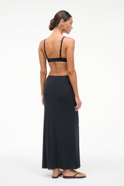 STAUD | Soraya Mesh Skirt Black