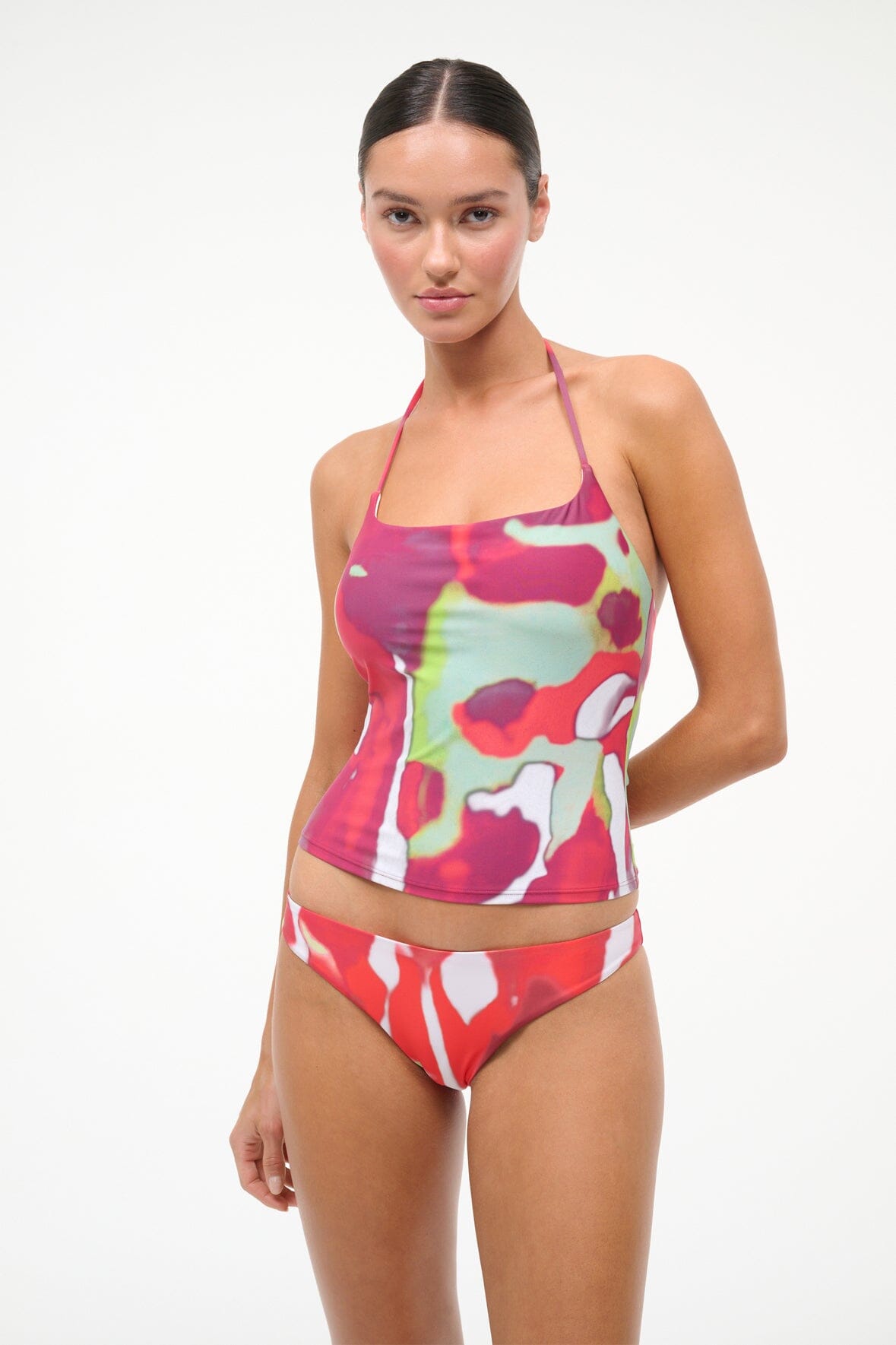 STAUD | Laird Tankini Top Red Zone