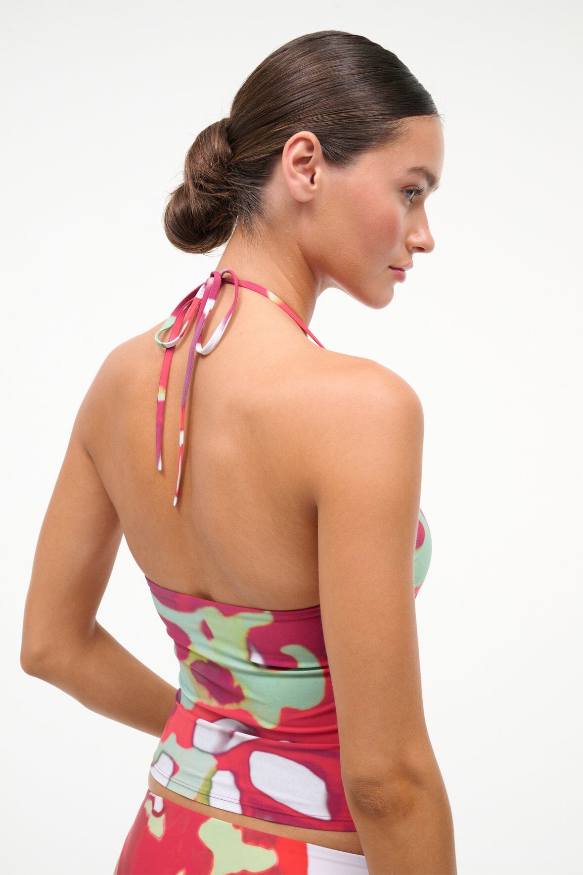 STAUD | Laird Tankini Top Red Zone