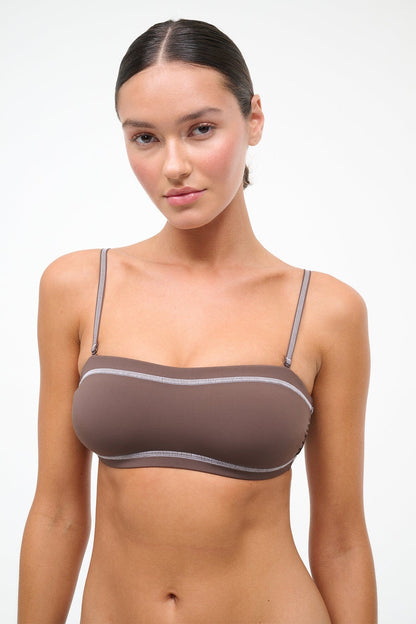 STAUD | Sara Bikini Top Java