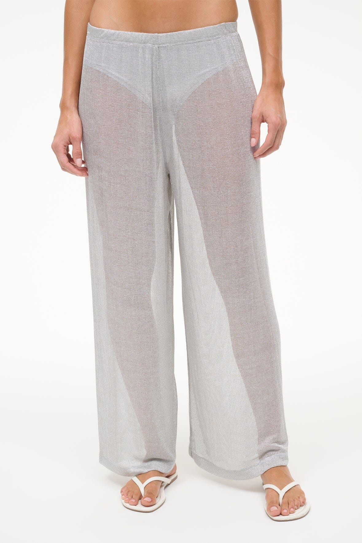 STAUD | Ali Pant Silver