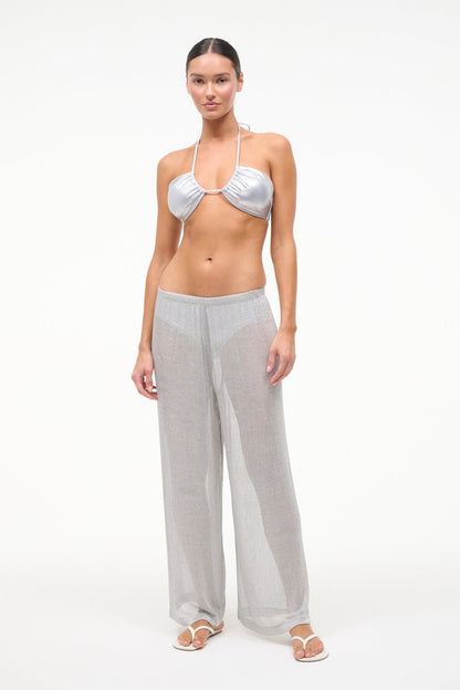 STAUD | Paradise Bikini Top Silver