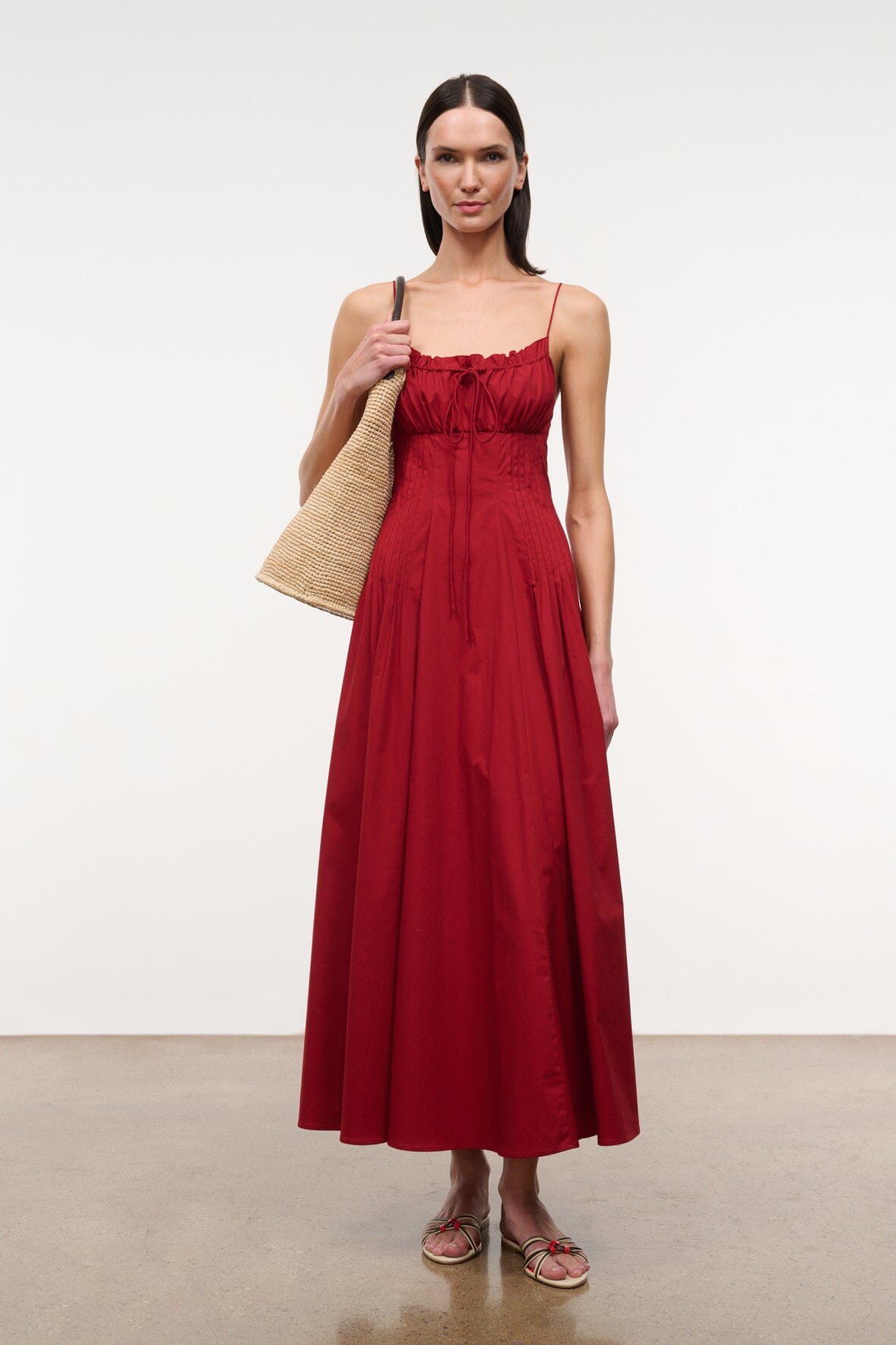 STAUD | Margi Dress Rouge