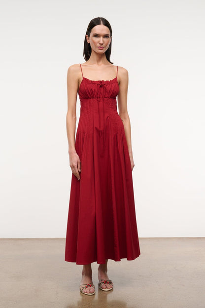 STAUD | Margi Dress Rouge