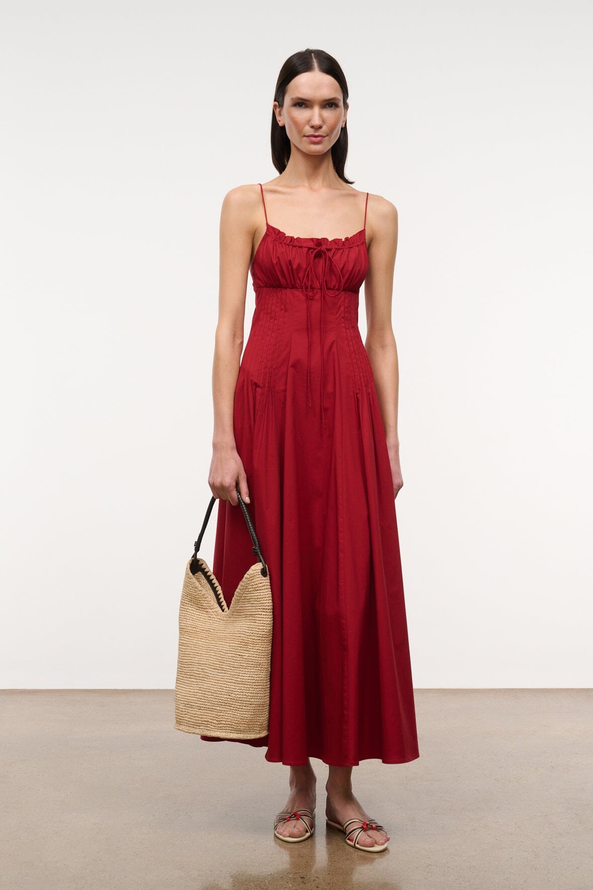 STAUD | Margi Dress Rouge
