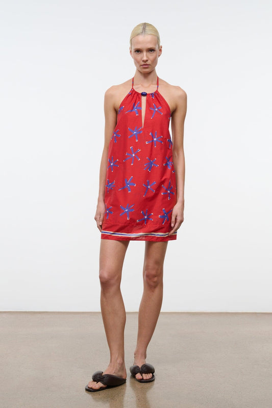 STAUD | Dani Dress Painted Foulard