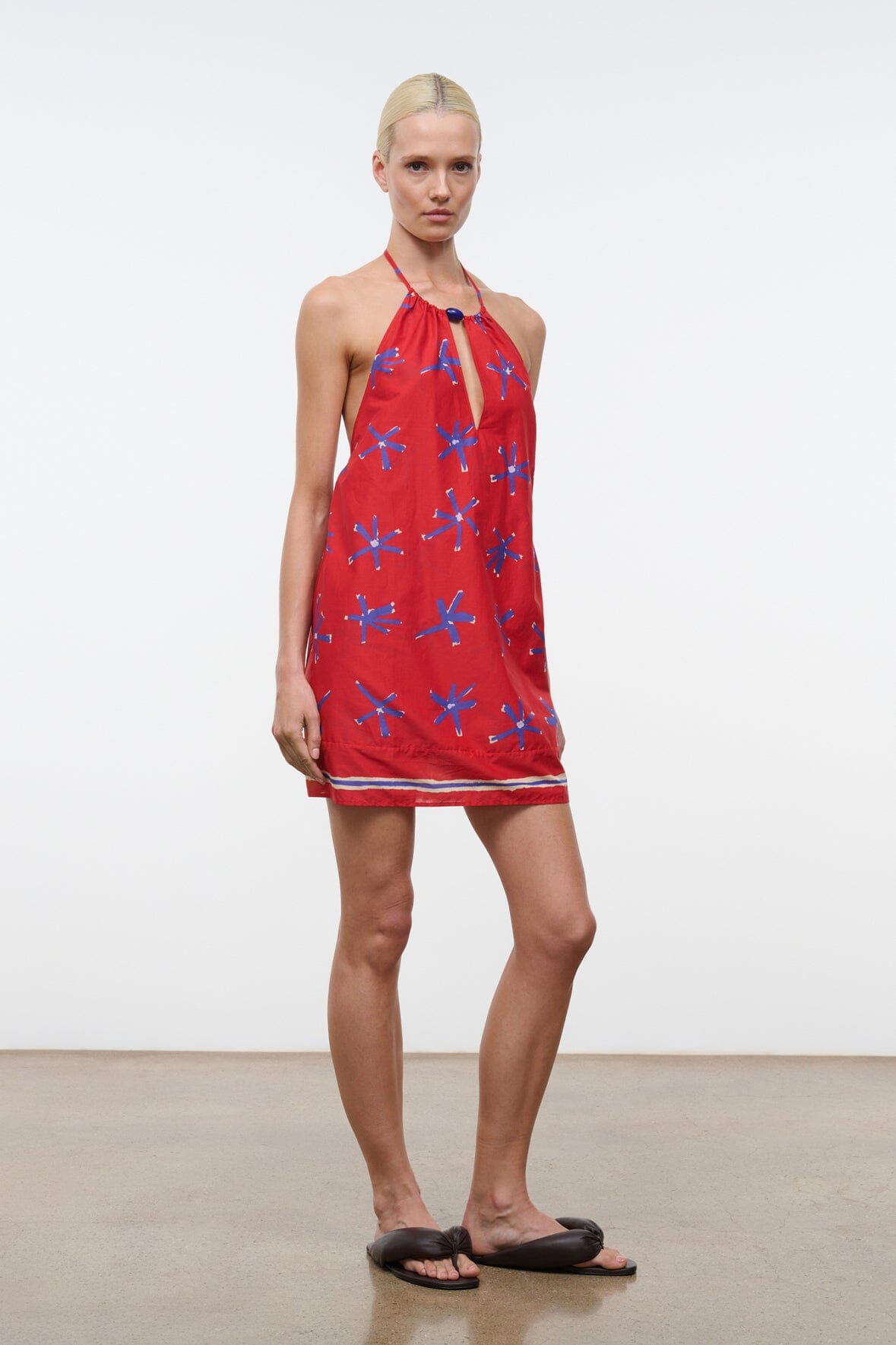 STAUD | Dani Dress Painted Foulard