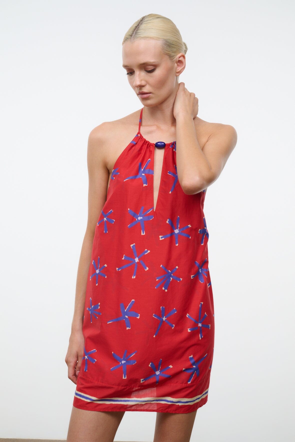 STAUD | Dani Dress Painted Foulard
