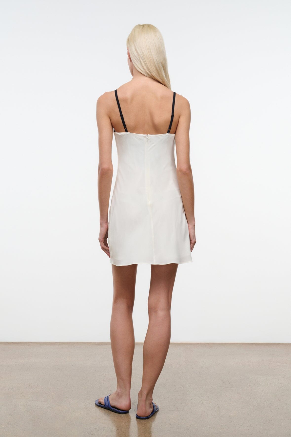 STAUD | Evangeline Silk Mini Dress Da Adolfo