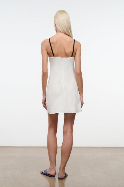 STAUD | Evangeline Silk Mini Dress Da Adolfo